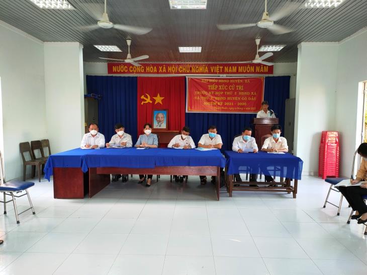 Đại biểu HĐND huyện Gò Dầu: Tiếp xúc cử tri ấp Trâm Vàng 1, xã Thanh Phước